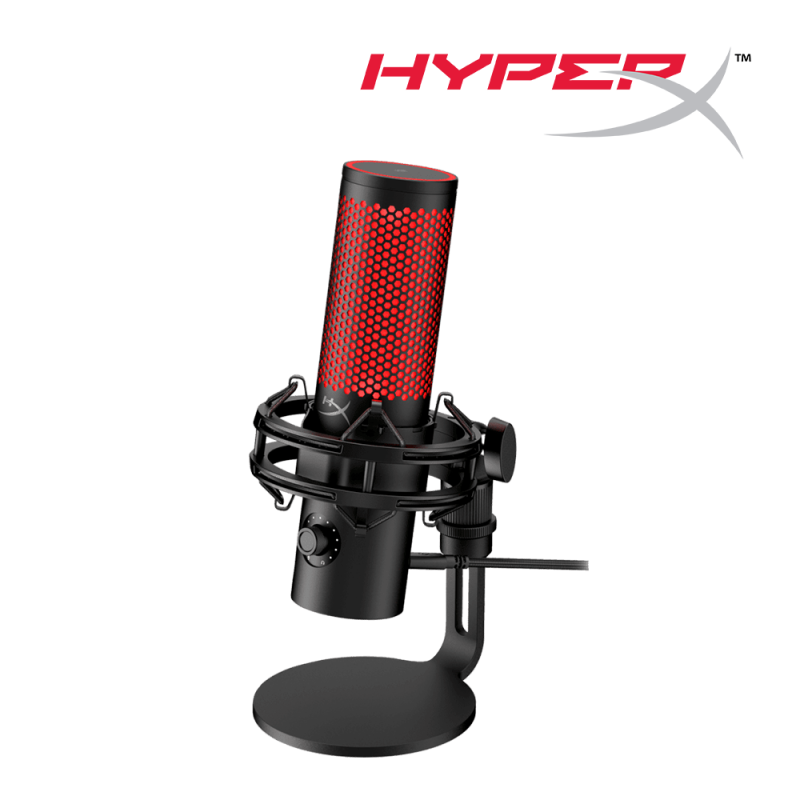 HyperX QuadCast 2 BK – Microphone USB Streaming & Gaming Pro